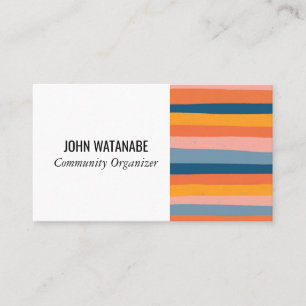 Carte De Visite Des pinces minimalistes de bonbons faites à la ma