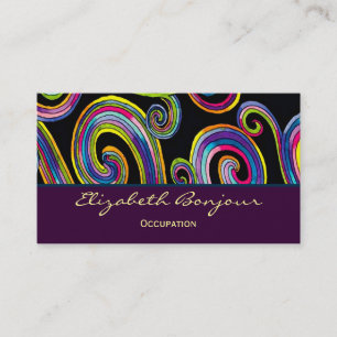 Carte De Visite Des remous super - CHANGEZ la COULEUR
