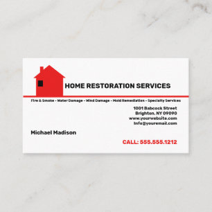 Carte de visite des services de restauration à do