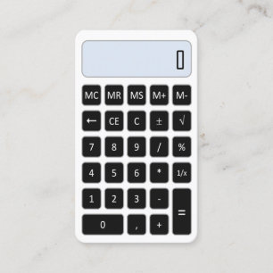 carte de visite des services de tuteur de calculat