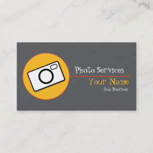 Carte de visite des services photo
