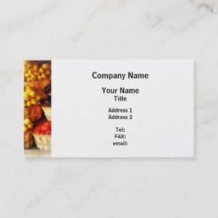 Carte De Visite Des tonnes de saveur