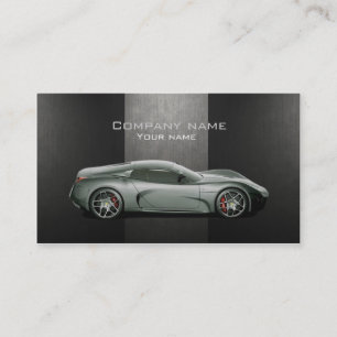 Carte de visite des véhicules à moteur élégant
