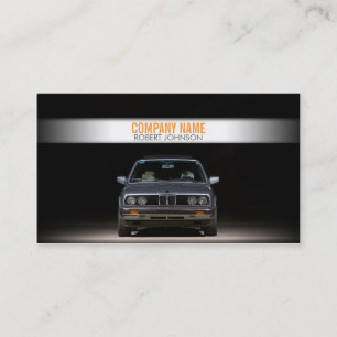 Carte de visite des véhicules à moteur élégant