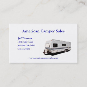 Carte de visite des ventes de Camper