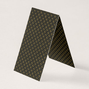 Carte De Visite Design1 traditionnel japonais - SHIPPO- Black&Gold