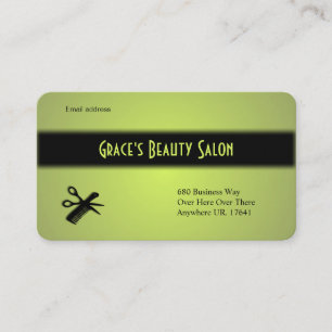 Carte De Visite Design Beauticier citron citron citron