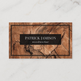 Carte De Visite Design Brown Abstrait