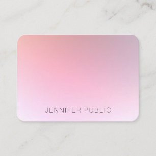 Carte De Visite Design coloré moderne Modèle élégant tendance