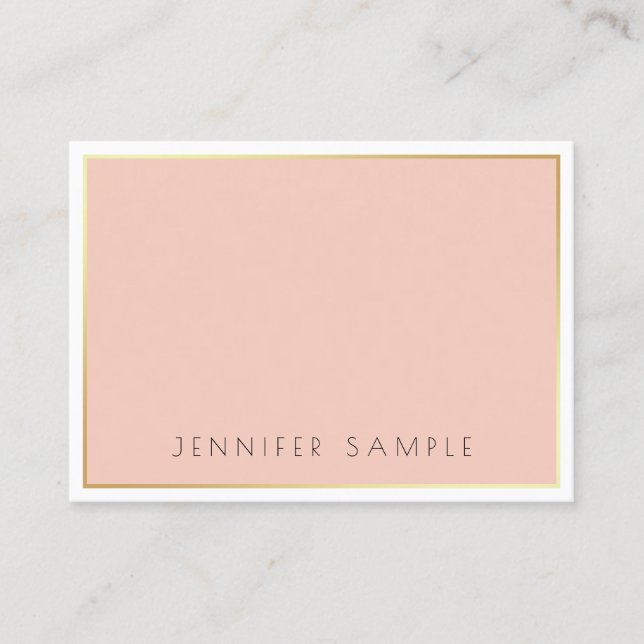 Carte De Visite Design créatif Élégant Simple Professionnel Modern (Devant)