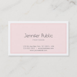 Carte De Visite Design Créatif Moderne Luxueux Propre Tendance