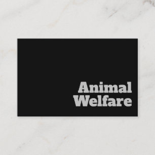 Carte De Visite Design de bien-être animal gras et clair