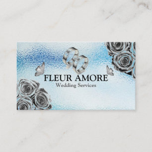 Carte De Visite Design de la planification des anneaux d'or Style 