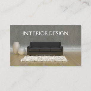 Carte de visite Design d'intérieur