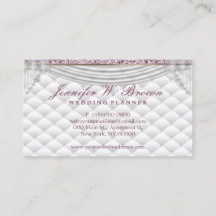 Carte De Visite Design d'intérieur de décoration mariage