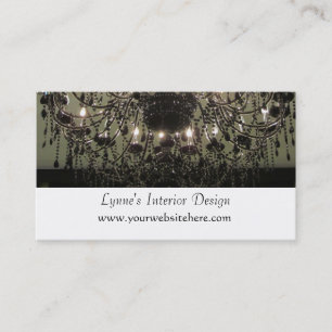 Carte De Visite Design d'intérieur de lustre