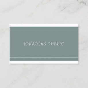 Carte De Visite Design élégant Design élégant Luxe Plat Profession