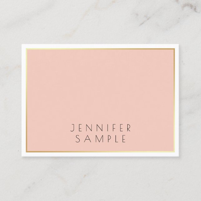 Carte De Visite Design élégant élégant Smart Professional Luxe (Devant)