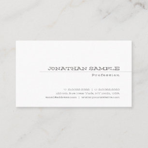 Carte De Visite Design élégant et tendance Design moderne Plat mig