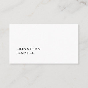 Carte De Visite Design Élégant Moderne Minimaliste Simple Branché