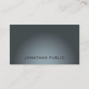 Carte De Visite Design élégant moderne Plain Professional Luxe