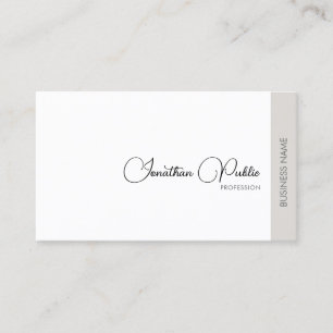 Carte De Visite Design élégant moderne professionnel tendance Desi