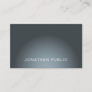 Carte De Visite Design élégant moderne tendance Plaine professionn