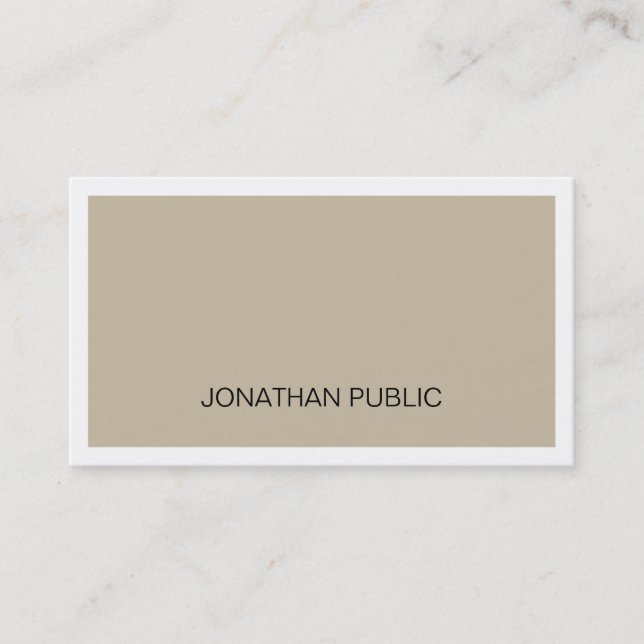 Carte De Visite Design élégant professionnel Design moderne élégan (Devant)