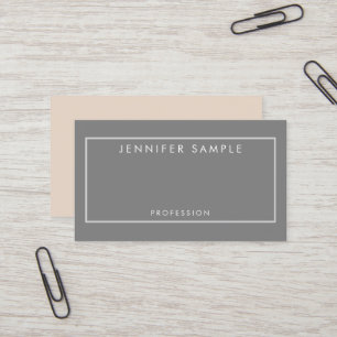 Carte De Visite Design élégant professionnel élégant Couleurs 
