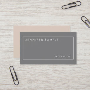Carte De Visite Design élégant professionnel élégant Couleurs 