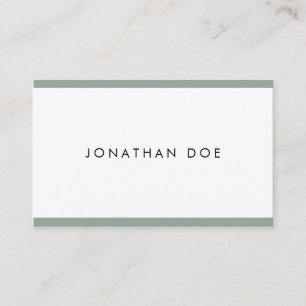 Carte De Visite Design élégant tendance Professional Plat lisse