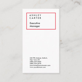 Carte De Visite Design épuré élégant professionnel moderne