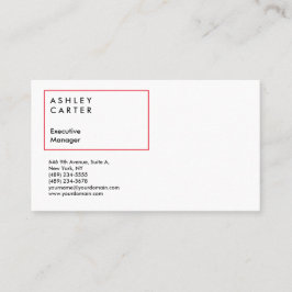 Carte De Visite Design épuré élégant professionnel moderne