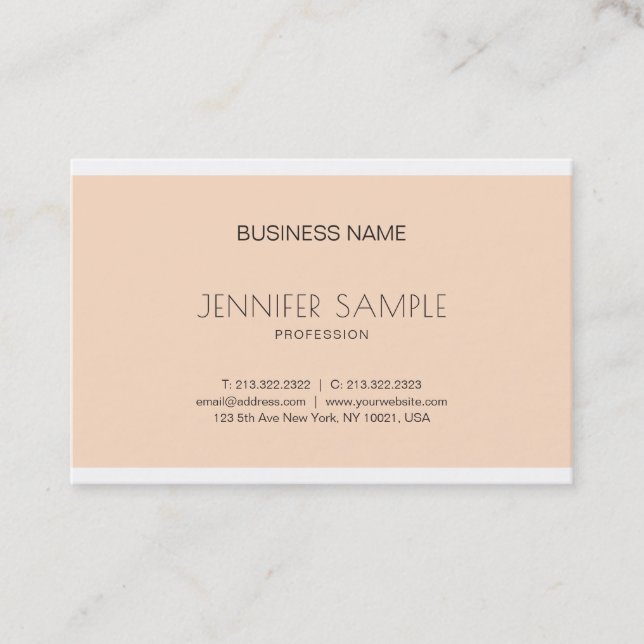 Carte De Visite Design graphique élégant et tendance Design modern (Devant)