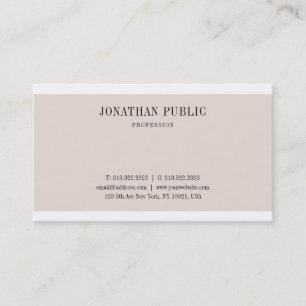 Carte De Visite Design graphique élégant professionnel élégant élé