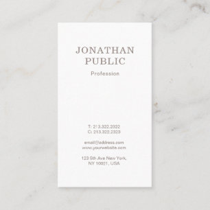 Carte De Visite Design graphique moderne élégant professionnel