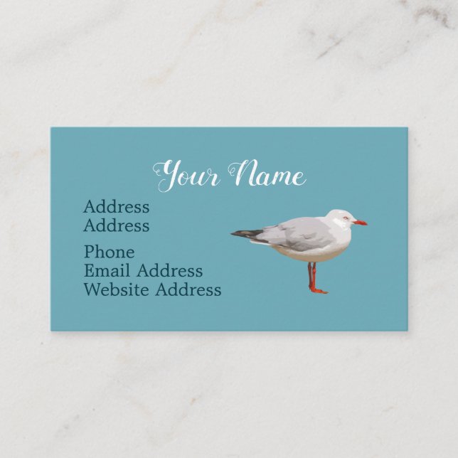Carte De Visite Design graphique Seagull (Devant)