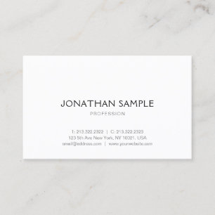 Carte De Visite Design graphique simple et chic Modèle moderne ten