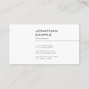 Carte De Visite Design graphique simple et créatif Design moderne