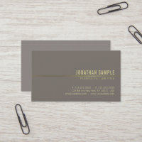 Design minimaliste Gold élégant Luxe tendance