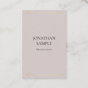 Carte De Visite Design minimaliste moderne tendance Élégant sobre