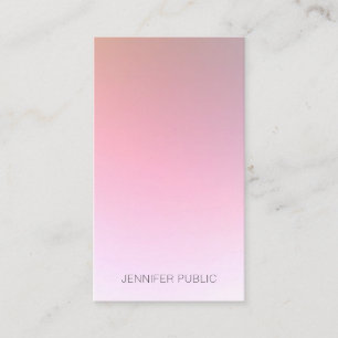 Carte De Visite Design moderne coloré Modèle professionnel