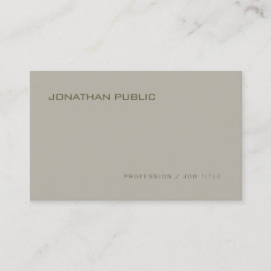 Carte De Visite Design moderne élégant Professionnel Modèle él