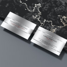 Design moderne en argent métallique look acier ino
