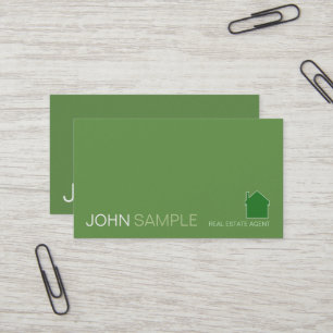 Carte De Visite Design moderne Professionnel Élégant Immobilier