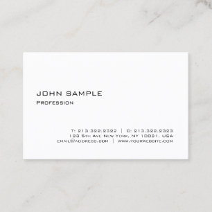 Carte De Visite Design professionnel minimaliste moderne élégant