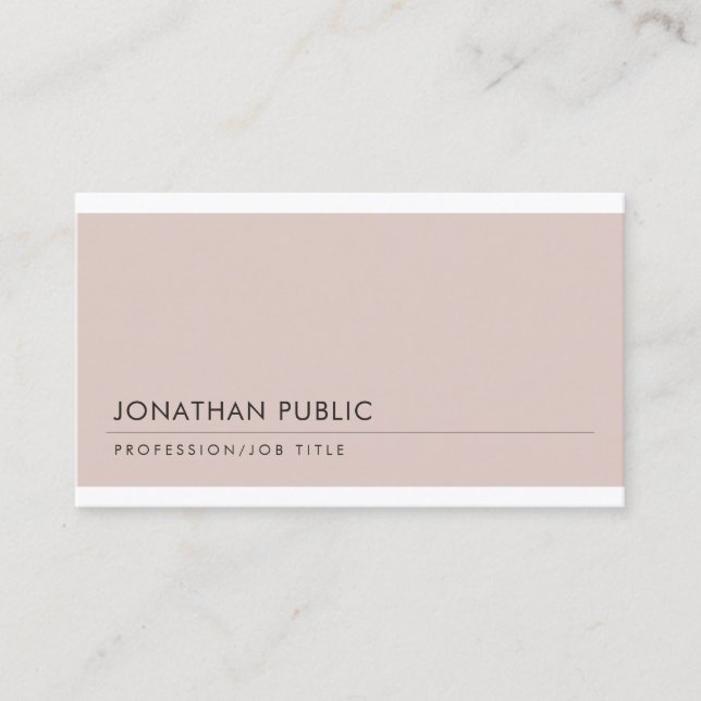 Carte De Visite Design professionnel moderne tendance Cool gracieu (Devant)