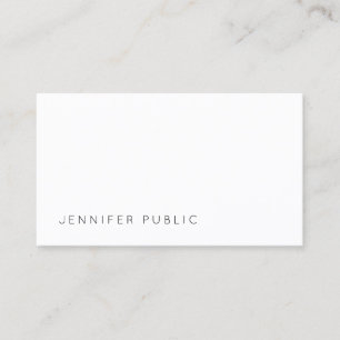 Carte De Visite Design simple et élégant Modèle professionnel mode