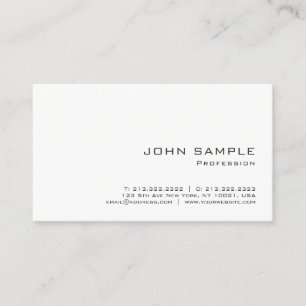 Carte De Visite Design simple et moderne professionnel