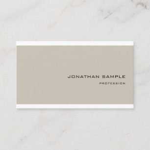 Carte De Visite Design sophistiqué Design tendance Simple Moderne 
